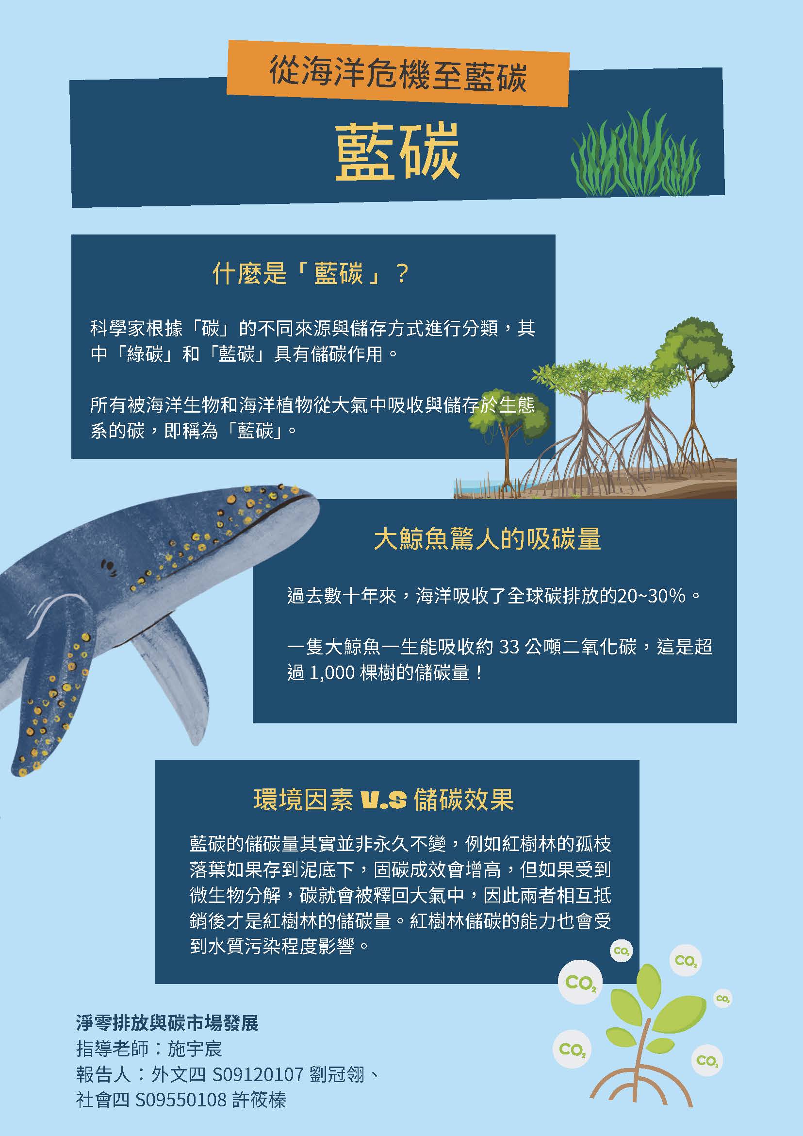 藍碳_跨域創新學院_期末成果海報